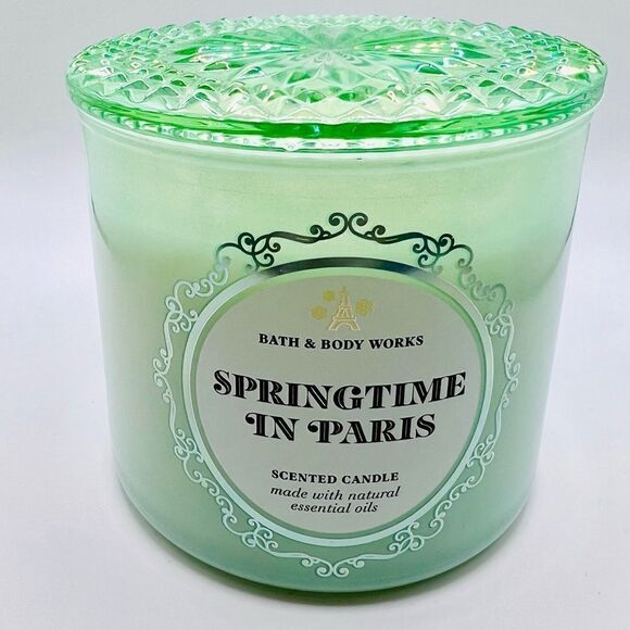 Bath & Body Works Springtime in Paris 3 Wick Candle - Picture 1 of 3